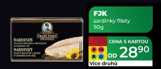 FJK sardinky filety 90 g