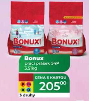 Bonux prací prášek 54P 3,5 kg  