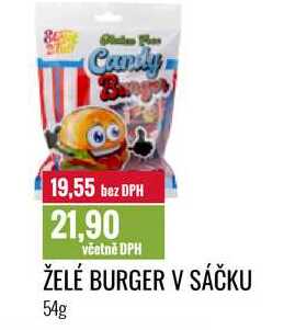ŽELÉ BURGER V SÁČKU 54g 