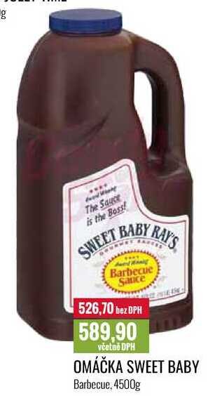 OMÁČKA SWEET BABY Barbecue, 4500g 
