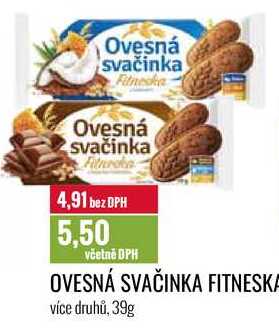 OVESNÁ SVAČINKA FITNESKA 39g 