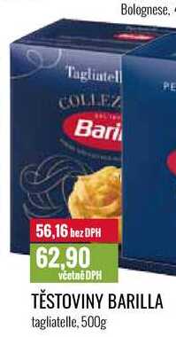 TĚSTOVINY BARILLA tagliatelle, 500g 