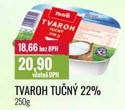 TVAROH TUČNÝ 22% 250g