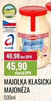  MAJOLKA KLASICKÁ MAJONÉZA 500ml