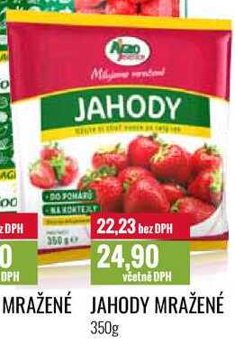 JAHODY MRAŽENÉ 350g 
