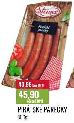 PIRÁTSKÉ PÁREČKY 300g 