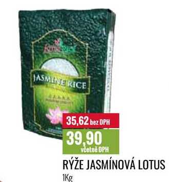 RÝŽE JASMÍNOVÁ LOTUS 1Kg 