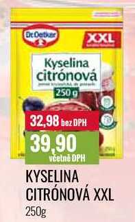 KYSELINA CITRÓNOVÁ XXL 250g