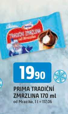 PRIMA TRADIČNÍ ZMRZLINA 170 ml 