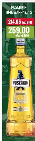 PUSCHKIN TIME WARP 17,7% 1l