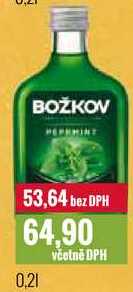 BOŽKOV Peprmint 0,2l