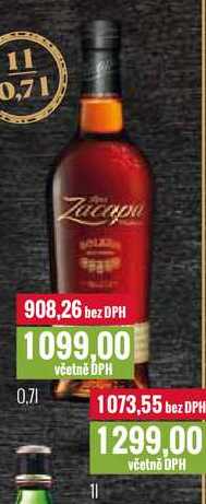 Ron Zacapa 0,7l, 1l
