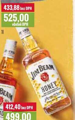 JIM BEAM HONEY 1l