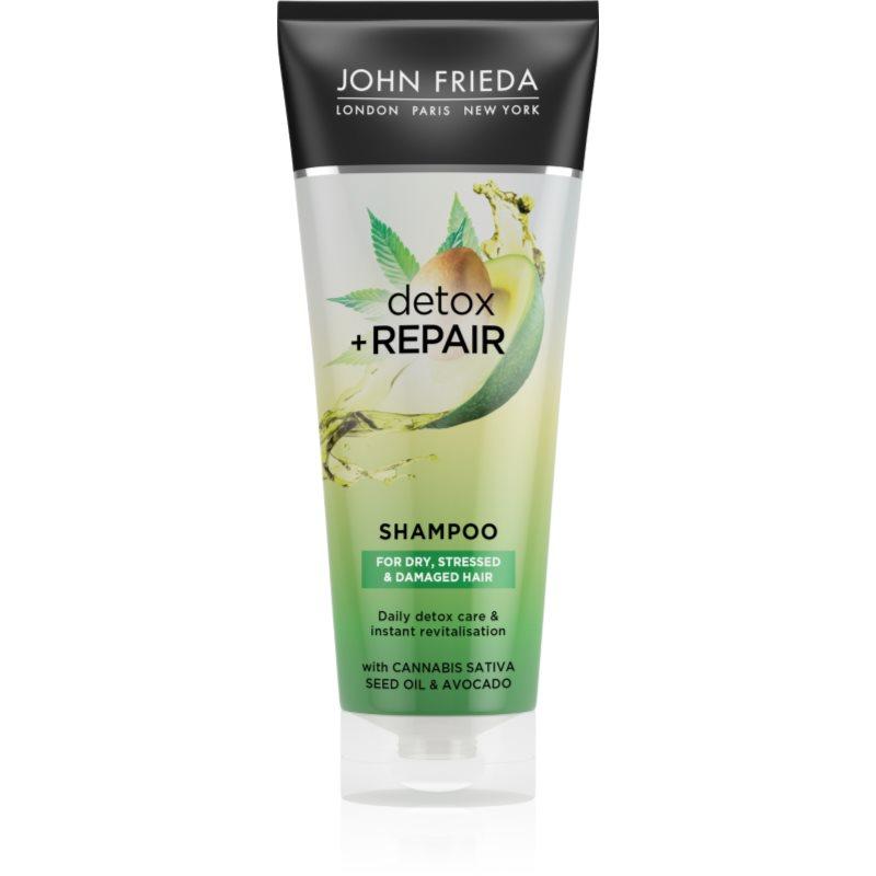 John Frieda Detox & Repair čisticí detoxikační šampon pro poškozené vlasy 250 ml
