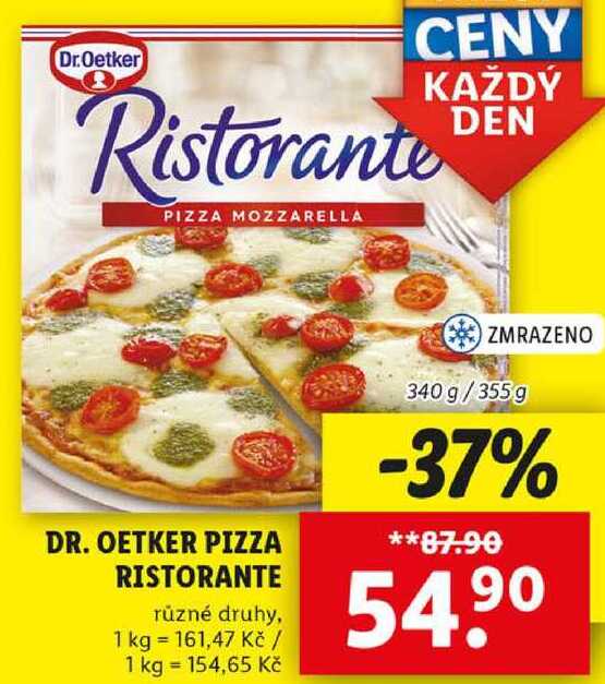 DR. OETKER PIZZA RISTORANTE, 340g/355g 