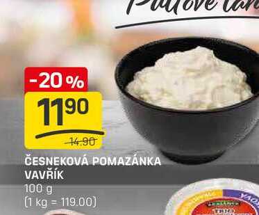 ČESNEKOVÁ POMAZÁNKA VAVŘÍK 100 g