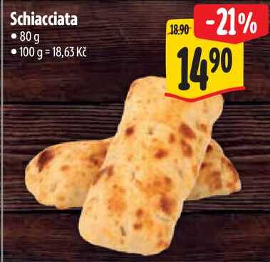 Schiacciata, 80 g