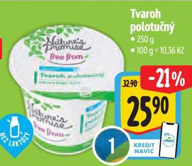 Tvaroh polotučný, 250 g