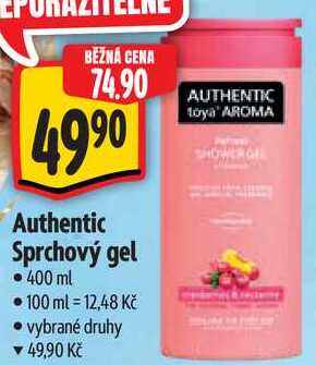 Authentic Sprchový gel, 400 ml