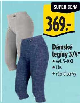 Dámské legíny 3/4*