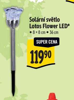 Solární světlo Lotos Flower LED* 
