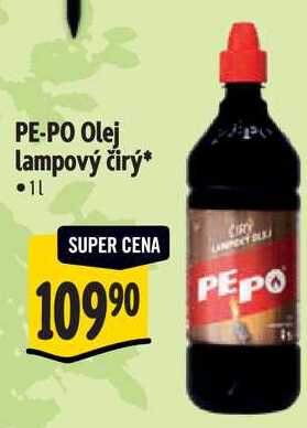PE-PO Olej lampový čirý*, 1 l
