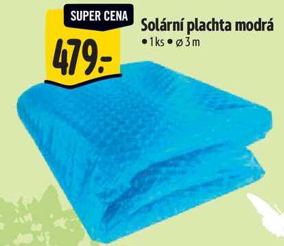 Solární plachta modrá 
