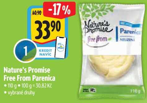 Nature's Promise Free From Parenica, 110 g 