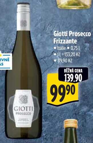 Giotti Prosecco Frizzante, 0,75 l