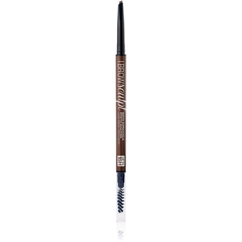 bellaoggi I Brow Sculpt Eyebrows Pencil precizní tužka na obočí s kartáčkem odstín Dark Brown 1 g