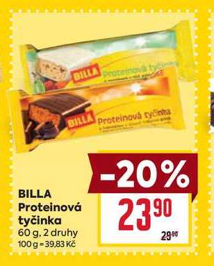 BILLA Proteinová tyčinka 60 g  