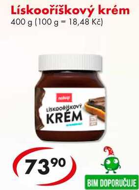 Lískooříškový krém, 400 g 