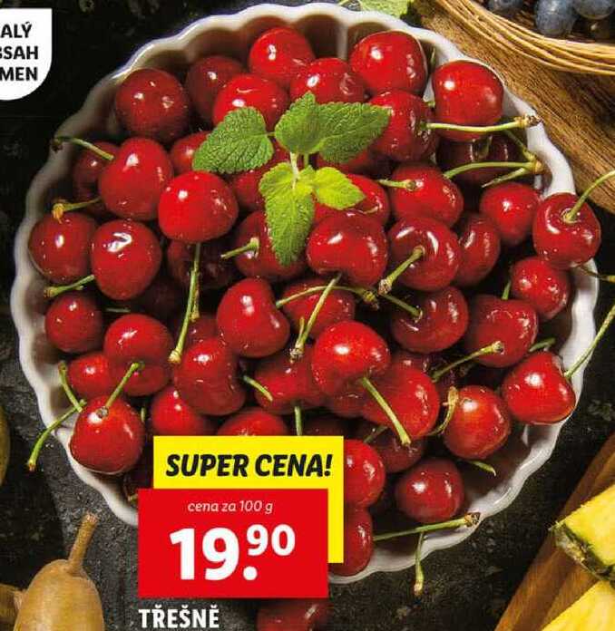 TŘEŠNĚ, cena za 100 g