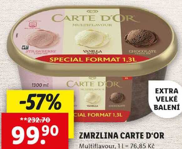 ZMRZLINA CARTE D'OR, 1300 ml