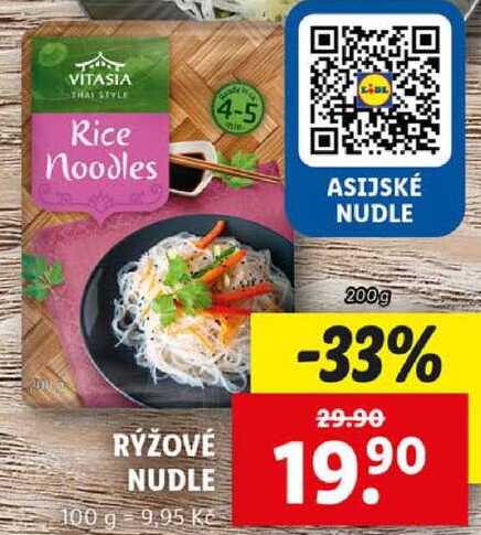 RÝŽOVÉ NUDLE, 200 g