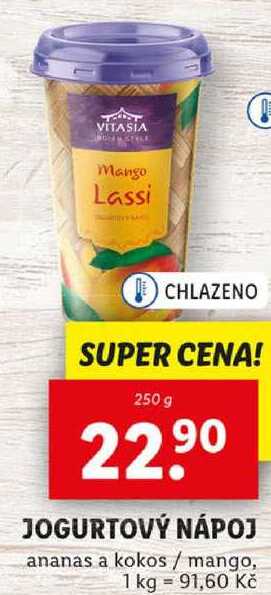 JOGURTOVÝ NÁPOJ, 250 g v akci