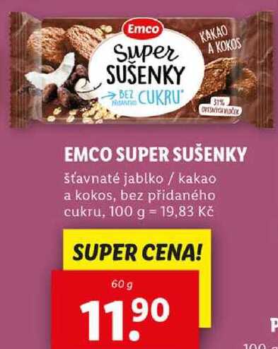 EMCO SUPER SUŠENKY, 60 g