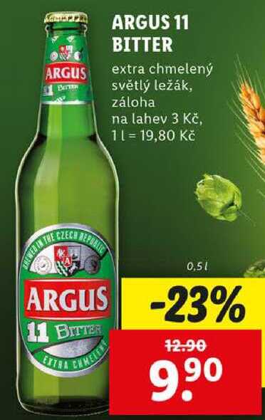 ARGUS 11 BITTER, 0,5 l