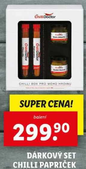 DÁRKOVÝ SET CHILLI PAPRIČEK 