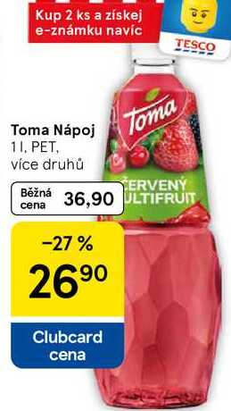 Toma Nápoj, 1 l, PET 