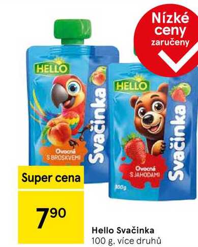 Hello Svačinka, 100 g, více druhů  