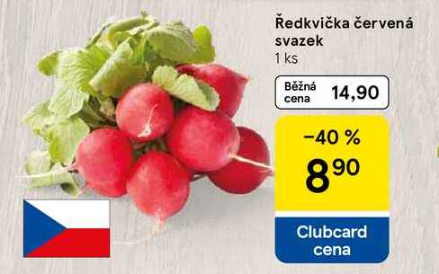 Ředkvička červená svazek, 1 ks 