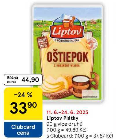 Liptov Plátky, 90 g  