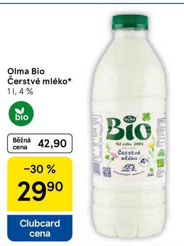 Olma Bio Čerstvé mléko, 1 l  
