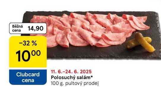 Polosuchý salám, 100 g 