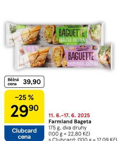Farmland Bageta, 175 g