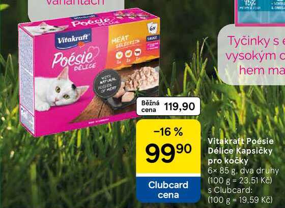 Vitakraft Poésie Kapsičky Délice pro kočky, 6x 85 g 