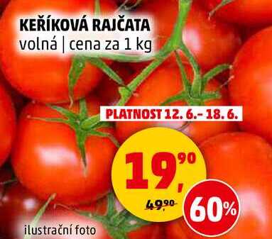 KEŘÍKOVÁ RAJČATA volná, 1 KG