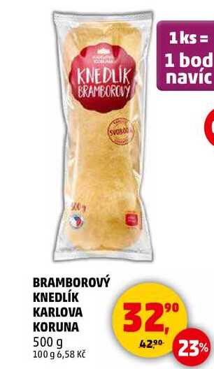 BRAMBOROVÝ KNEDLÍK KARLOVA KORUNA, 500 g 