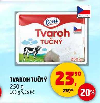 TVAROH TUČNÝ, 250 g 